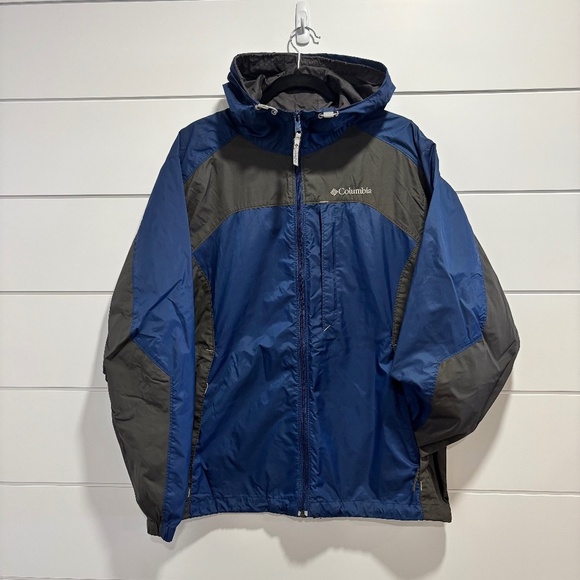 Columbia men's packable lightweight hooded wind/rain jacket size M - Picture 1 of 16